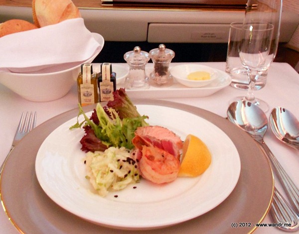 Emirates First Class Food Emirates First Class Food