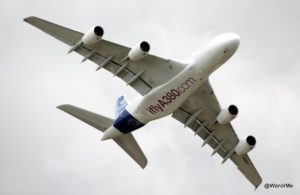 The "iFlyA380" advert on the A380 was far from subtle