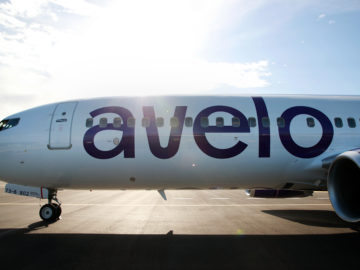 a close up of a plane