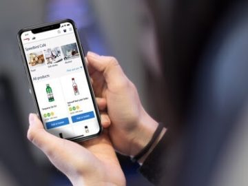 Passengers on some British Airways short-haul flights can, once again, order a snack or drink during the flight, but only through the on-board web portal